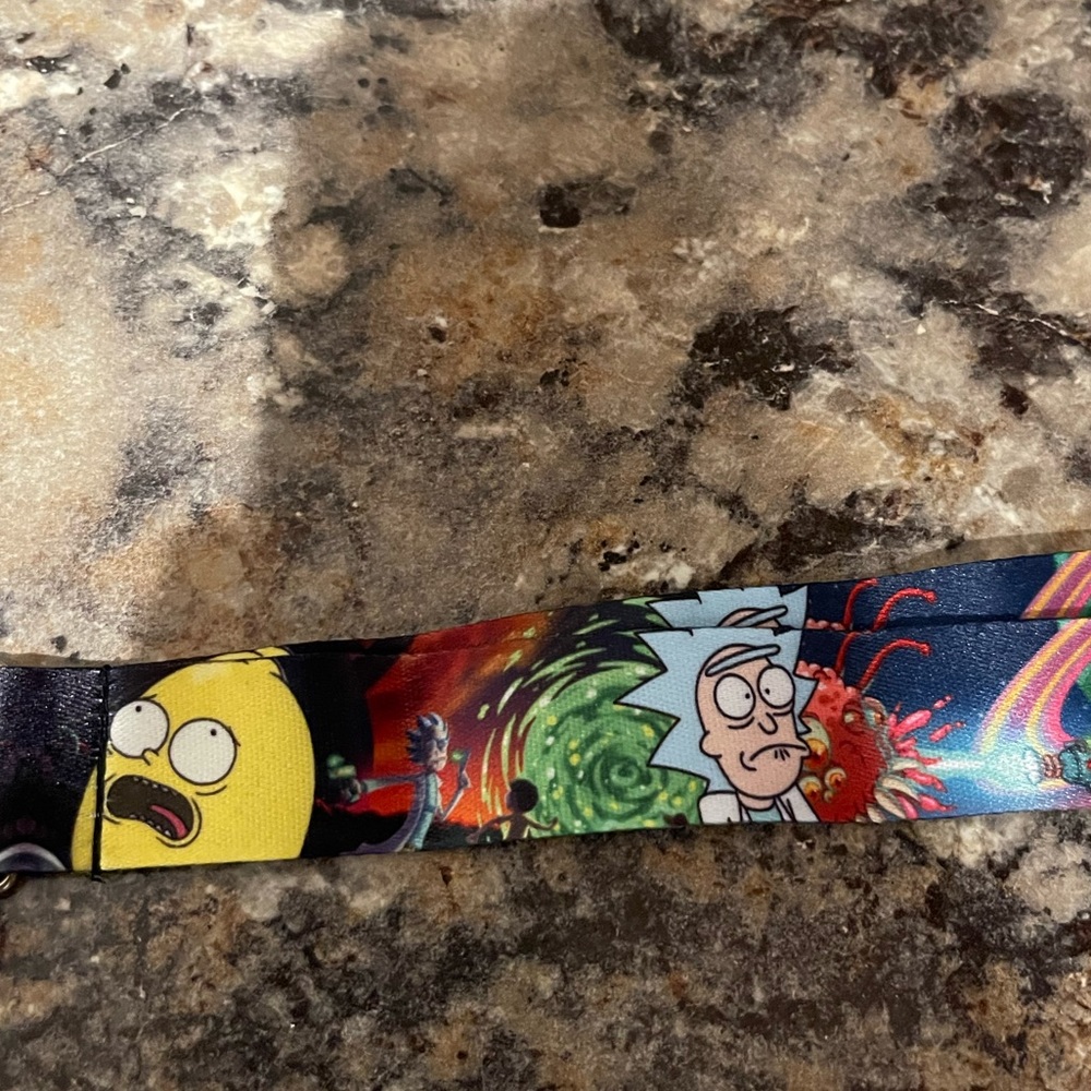 Rick and Morty lanyard. Multi-color - Picture 3 of 4